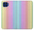 S3849 Couleurs verticales colorées Etui Coque Housse pour Motorola One 5G