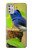 S3839 Oiseau bleu du bonheur Oiseau bleu Etui Coque Housse pour Motorola Moto G Stylus (2021)