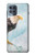 S3843 Pygargue à tête blanche sur glace Etui Coque Housse pour Motorola Moto G100