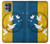 S3857 Colombe de la paix drapeau ukrainien Etui Coque Housse pour Motorola Moto G100