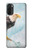 S3843 Pygargue à tête blanche sur glace Etui Coque Housse pour Motorola Moto G71 5G
