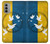 S3857 Colombe de la paix drapeau ukrainien Etui Coque Housse pour Motorola Moto G51 5G