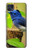 S3839 Oiseau bleu du bonheur Oiseau bleu Etui Coque Housse pour Motorola Moto G50 5G