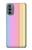 S3849 Couleurs verticales colorées Etui Coque Housse pour Motorola Moto G31