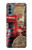 S3856 Vintage Londres Britannique Etui Coque Housse pour Motorola Moto G31