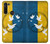 S3857 Colombe de la paix drapeau ukrainien Etui Coque Housse pour Motorola Moto G8 Power