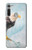 S3843 Pygargue à tête blanche sur glace Etui Coque Housse pour Motorola Moto G8