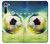 S3844 Ballon de football de football rougeoyant Etui Coque Housse pour Motorola Moto G8