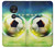 S3844 Ballon de football de football rougeoyant Etui Coque Housse pour Motorola Moto G7 Play