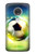 S3844 Ballon de football de football rougeoyant Etui Coque Housse pour Motorola Moto G7, Moto G7 Plus