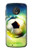 S3844 Ballon de football de football rougeoyant Etui Coque Housse pour Motorola Moto G6
