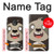 S3855 Dessin animé visage paresseux Etui Coque Housse pour Motorola Moto G6