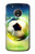 S3844 Ballon de football de football rougeoyant Etui Coque Housse pour Motorola Moto G5 Plus
