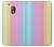 S3849 Couleurs verticales colorées Etui Coque Housse pour Motorola Moto G4 Play