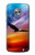 S3841 Pygargue à tête blanche volant dans un ciel coloré Etui Coque Housse pour Motorola Moto X4