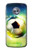 S3844 Ballon de football de football rougeoyant Etui Coque Housse pour Motorola Moto X4