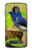 S3839 Oiseau bleu du bonheur Oiseau bleu Etui Coque Housse pour Motorola Moto Z3, Z3 Play