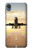 S3837 Avion Décollage Sunrise Etui Coque Housse pour Motorola Moto E6, Moto E (6th Gen)