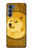 S3826 Dogecoin Shiba Etui Coque Housse pour Motorola Edge S30