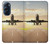 S3837 Avion Décollage Sunrise Etui Coque Housse pour Motorola Edge X30