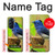S3839 Oiseau bleu du bonheur Oiseau bleu Etui Coque Housse pour Motorola Edge X30