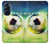 S3844 Ballon de football de football rougeoyant Etui Coque Housse pour Motorola Edge X30