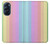 S3849 Couleurs verticales colorées Etui Coque Housse pour Motorola Edge X30
