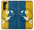 S3857 Colombe de la paix drapeau ukrainien Etui Coque Housse pour Motorola Edge