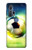 S3844 Ballon de football de football rougeoyant Etui Coque Housse pour Motorola Edge+