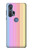 S3849 Couleurs verticales colorées Etui Coque Housse pour Motorola Edge+