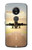 S3837 Avion Décollage Sunrise Etui Coque Housse pour Motorola Moto E5 Plus