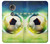 S3844 Ballon de football de football rougeoyant Etui Coque Housse pour Motorola Moto E5 Plus