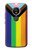 S3846 Drapeau de fierté LGBT Etui Coque Housse pour Motorola Moto E5 Plus