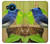 S3839 Oiseau bleu du bonheur Oiseau bleu Etui Coque Housse pour Nokia 8.3 5G