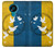 S3857 Colombe de la paix drapeau ukrainien Etui Coque Housse pour Nokia 3.4