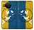 S3857 Colombe de la paix drapeau ukrainien Etui Coque Housse pour Nokia X10