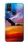 S3841 Pygargue à tête blanche volant dans un ciel coloré Etui Coque Housse pour OnePlus Nord N10 5G