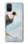 S3843 Pygargue à tête blanche sur glace Etui Coque Housse pour OnePlus Nord N10 5G