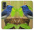 S3839 Oiseau bleu du bonheur Oiseau bleu Etui Coque Housse pour OnePlus Nord 2 5G