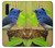 S3839 Oiseau bleu du bonheur Oiseau bleu Etui Coque Housse pour OnePlus Nord