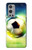 S3844 Ballon de football de football rougeoyant Etui Coque Housse pour OnePlus 9 Pro