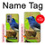 S3839 Oiseau bleu du bonheur Oiseau bleu Etui Coque Housse pour OnePlus 9