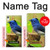 S3839 Oiseau bleu du bonheur Oiseau bleu Etui Coque Housse pour Sony Xperia XA1
