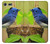 S3839 Oiseau bleu du bonheur Oiseau bleu Etui Coque Housse pour Sony Xperia XZ Premium