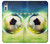 S3844 Ballon de football de football rougeoyant Etui Coque Housse pour Sony Xperia XZ