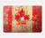 S1603 Drapeau du Canada Vieux Millésime Etui Coque Housse pour MacBook Pro 14 M1,M2,M3 (2021,2023) - A2442, A2779, A2992, A2918