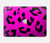 S1850 Motif rose Léopard Etui Coque Housse pour MacBook Pro 14 M1-M5 A2442,A2779,A2992,A2918,A3112,A3185,A3401,A3434,A3112