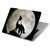 S1981 Loup hurlant à la lune Etui Coque Housse pour MacBook Pro 14 M1-M5 A2442,A2779,A2992,A2918,A3112,A3185,A3401,A3434,A3112