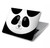 S2085 Panda minimaliste Etui Coque Housse pour MacBook Pro 14 M1,M2,M3 (2021,2023) - A2442, A2779, A2992, A2918
