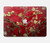 S2414 Rouge Fleur amandier Van Gogh Etui Coque Housse pour MacBook Pro 14 M1,M2,M3 (2021,2023) - A2442, A2779, A2992, A2918